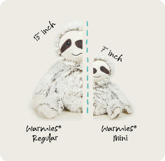Marshmallow Sloth MINI Cozy Plush Microwavable Toy