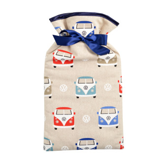 Campervans Print Cotton 2L Hot Water Bottle