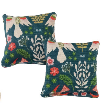 Green Garden Birds Microwave Hand Warmers x 2