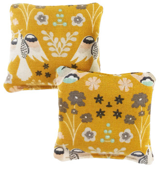Gold Garden Birds Microwave Hand Warmers x 2
