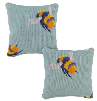 Blue Honey Bees Microwave Hand Warmers x 2