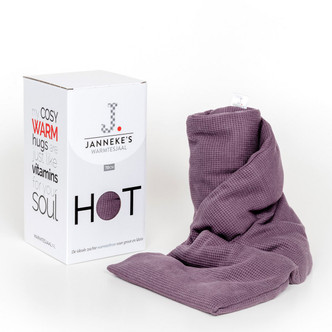 Purple Waffle Jersey Unscented Warming Scarf