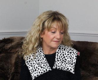 Dalmatian Neck & Shoulder Unscented Wheat Wrap