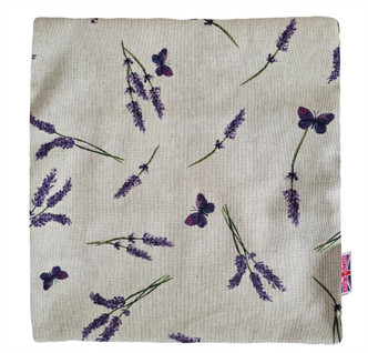 Lavender Sprigs Cotton Square Lavender Wheat Pad 