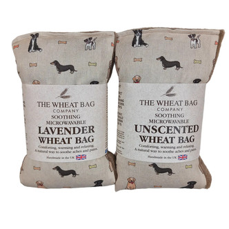 Dogs & Bones Duo Wheat Bag: Lavender/Unscented 