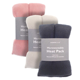 Country Club Plain Microfleece Lavender Wheat Bag