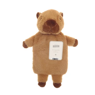 Capybara 3D Novelty Faux Fur Hot Water Bottle 