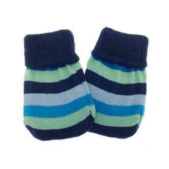 Blue Stripe Knitted Cover Reusable Hand Warmers