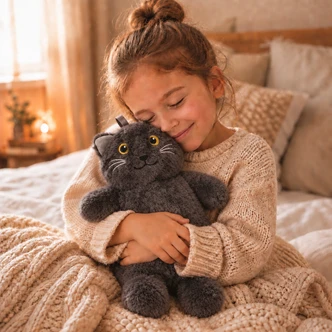 3D Black Cat Novelty Hot Water Bottle