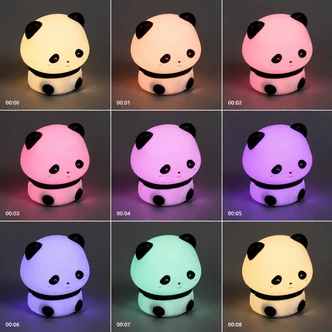 Panda Colour Change LED Night Light Sleep Lamp
