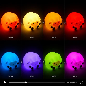 Sheep Colour Change LED Night Light Sleep Lamp