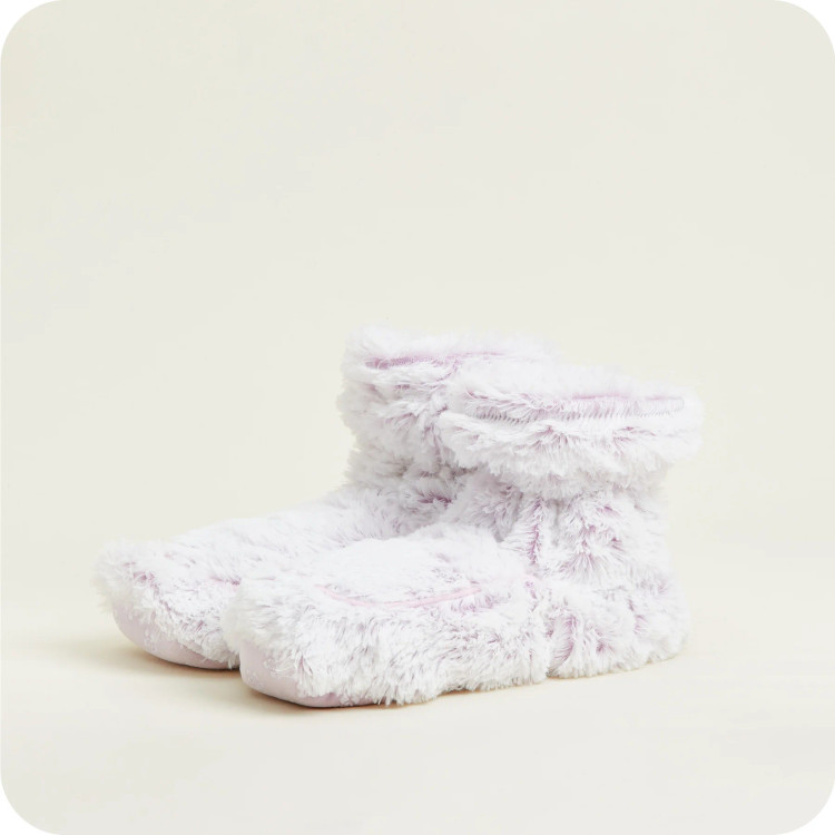 Warmies Pink Fur Microwavable Slipper Boots