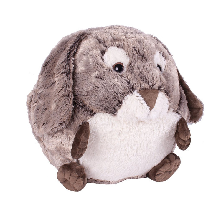 Cozytime Grey Bunny Rabbit Fluffy Faux Fur Giant Hand Warmer