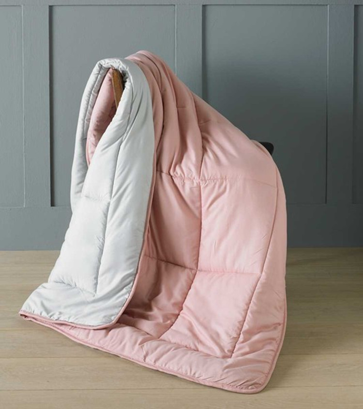 Pink Micro-Touch Reversible Ready Quilt / Throw Combi 150x200cm