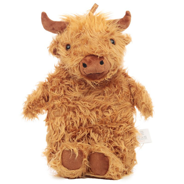 Snuggables Highland Cow 1L Novelty Cover Hot Water Bottle