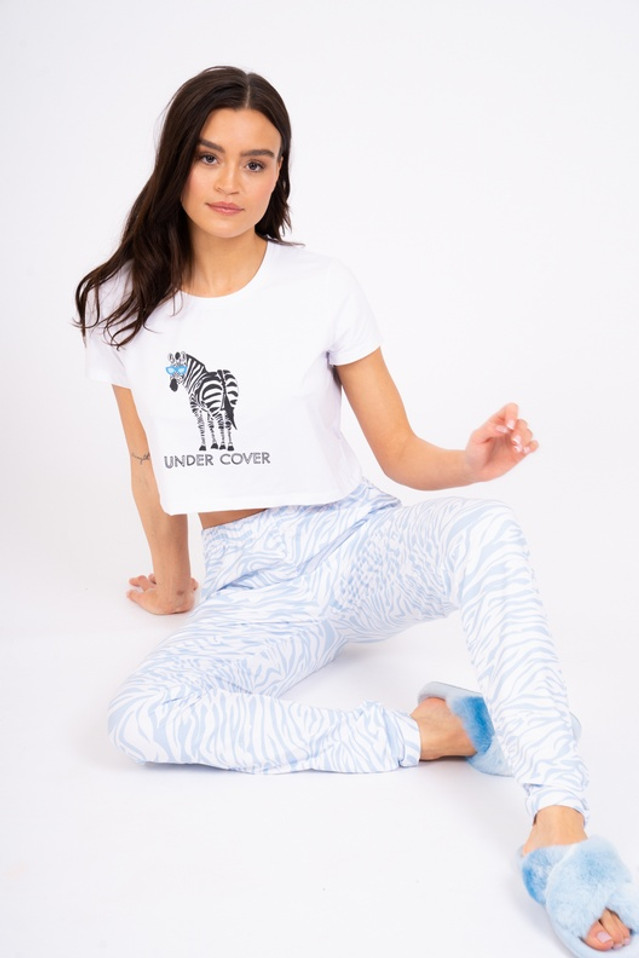 Under Cover Zebra Print Boxy Pyjama Set