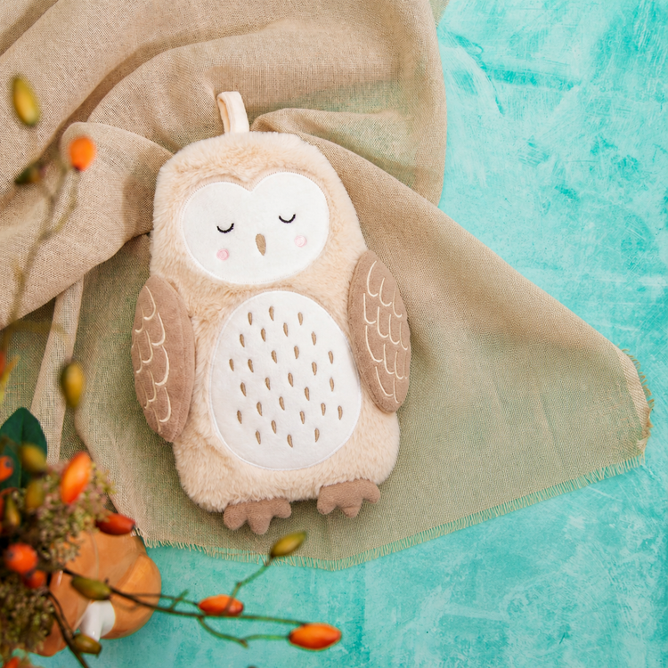 Olivia Owl Novelty Cover Hot Water Bottle