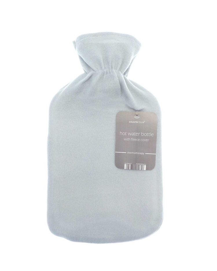 Ash Grey Lightweight Fleece Hot Water Bottle