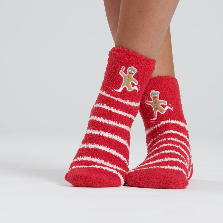 Loungeable Gingerbread Man Gift Boxed Slipper Socks