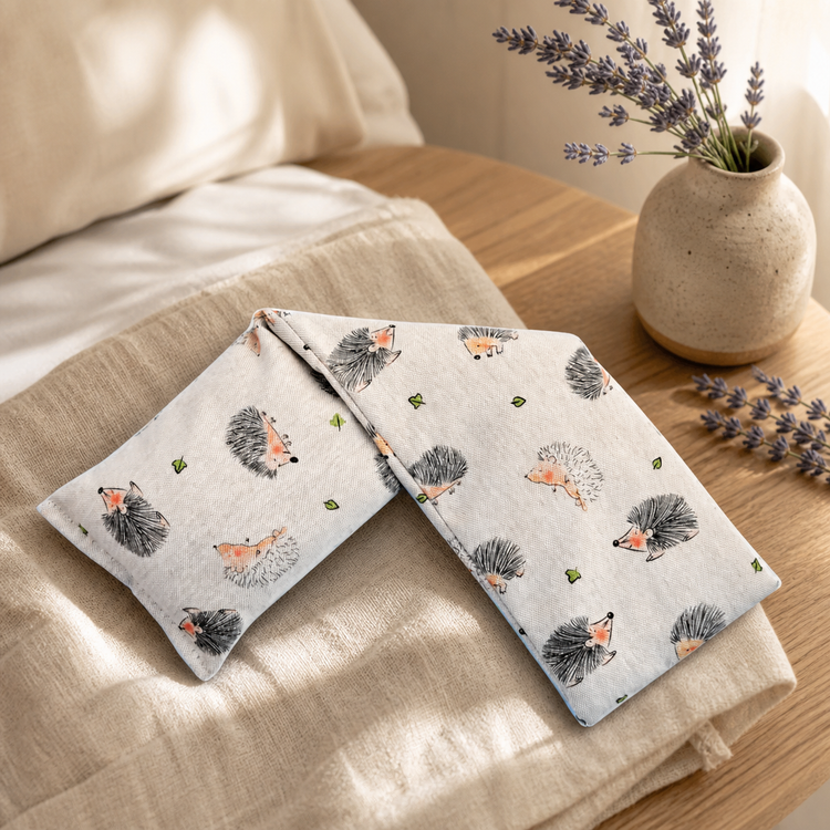 Hedgehogs Cotton Lavender Wheat Bag