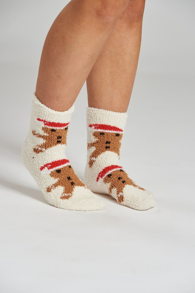 Loungeable christmas tiger fluffly socks gift box