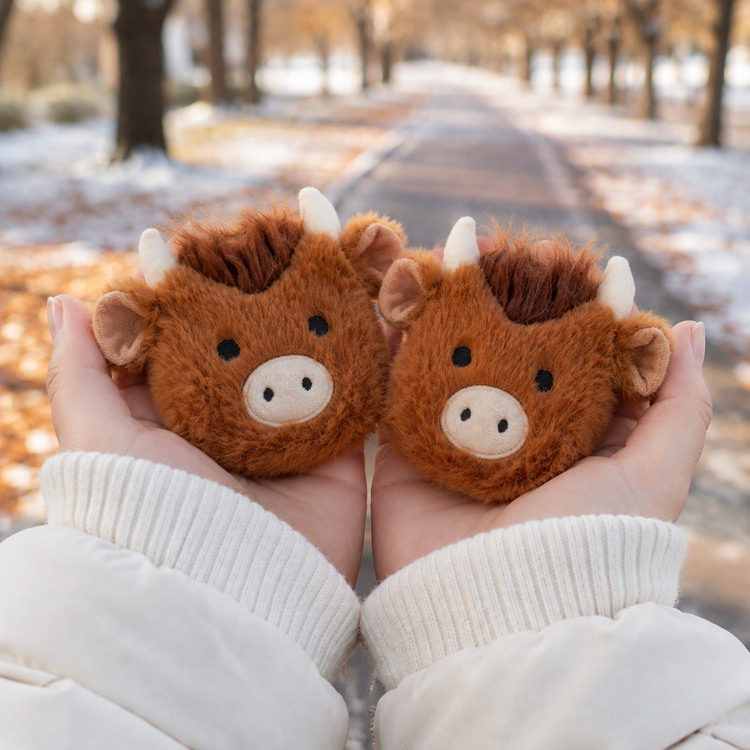 Highland Cow Reusable Gel Pack Hand Warmers
