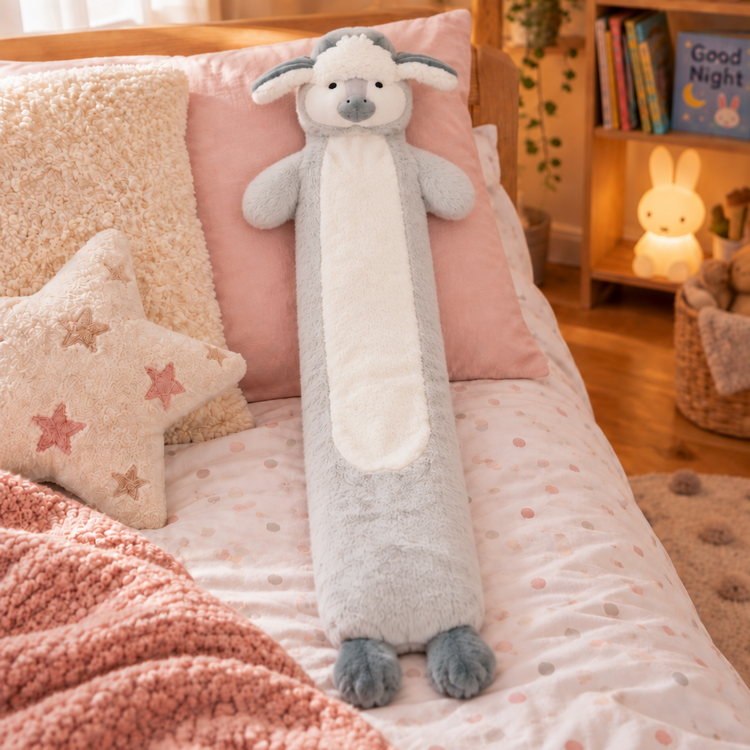 Penguin in Hat 3D Novelty Long Hot Water Bottle