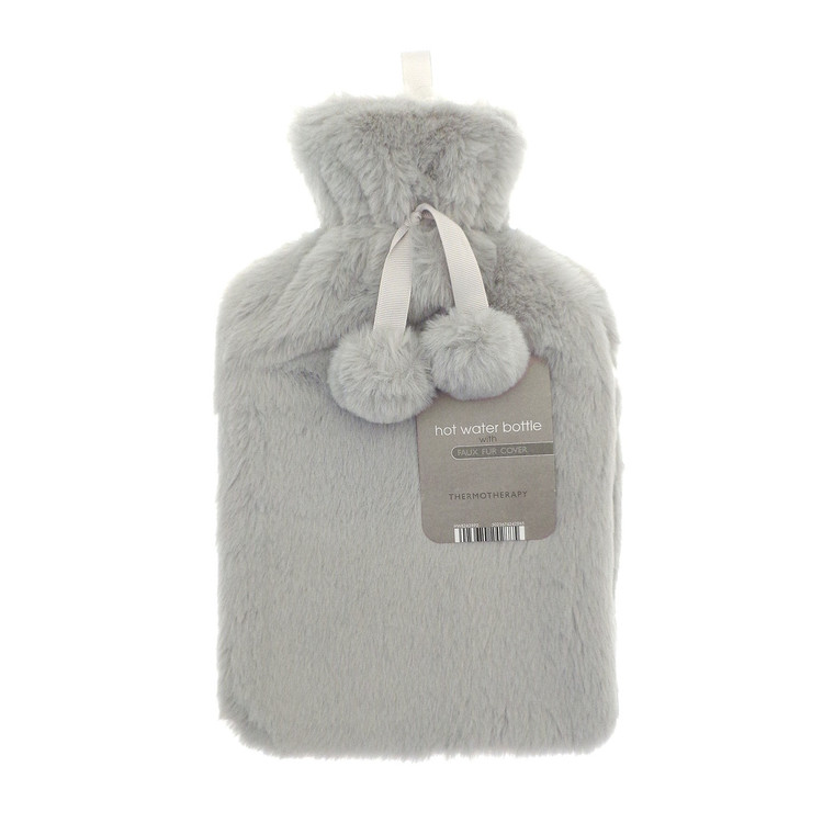 Earl Grey Luxe Faux Fur 2L Hot Water Bottle