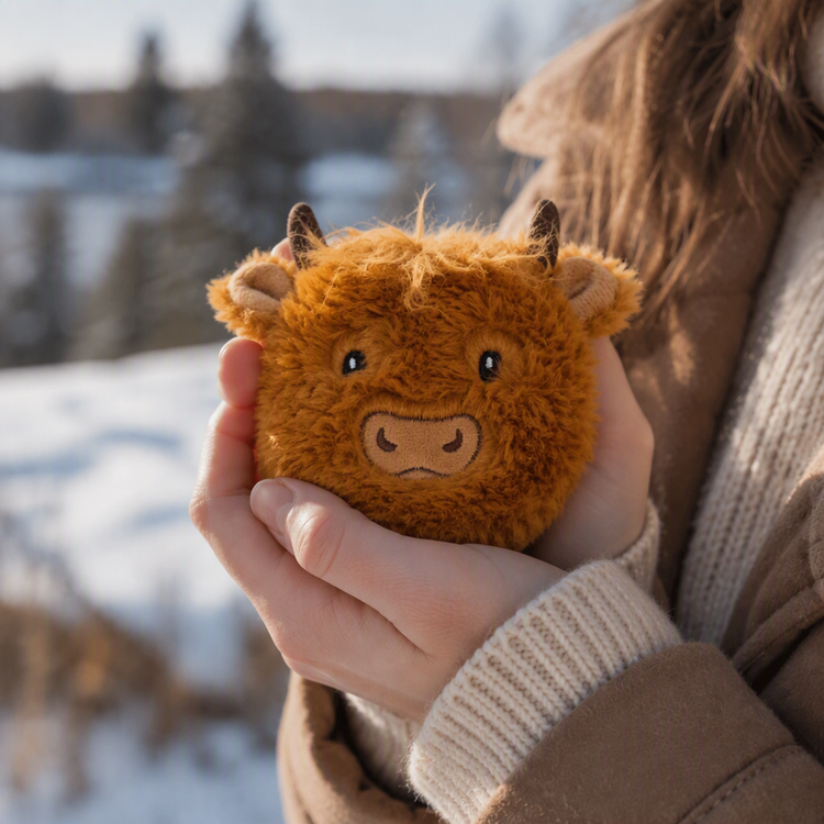 Highland Coo Reusable Gel Pack Hand Warmer