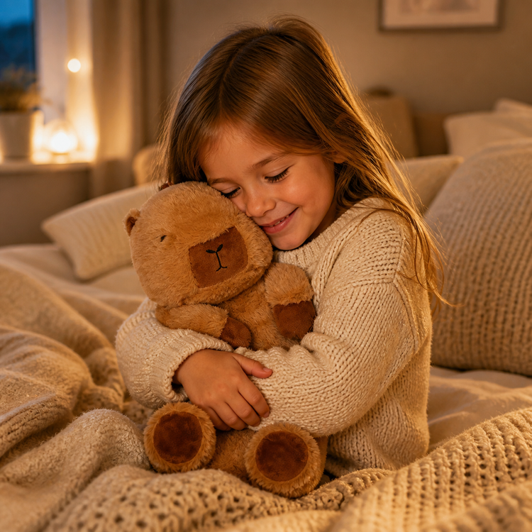 Capybara 3D Novelty 650ml Hot Water Bottle