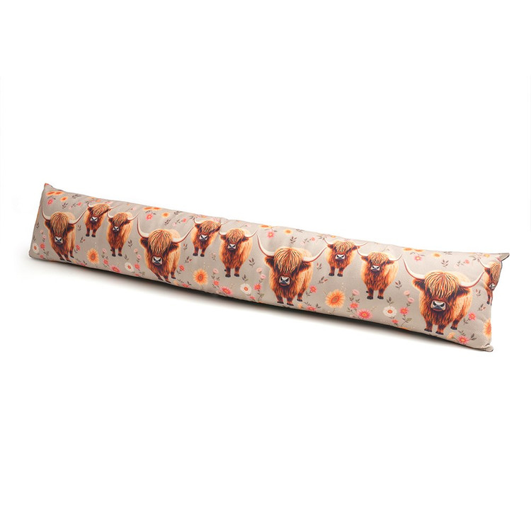 Highland Cows Meadow Draught Excluder  Highland Cows Meadow Draught Excluder