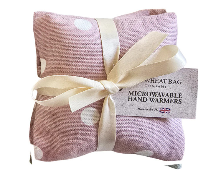 Dotty Pink Microwave Hand Warmers x 2