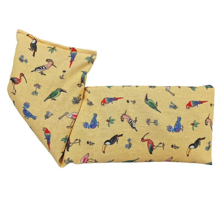 Exotic Birds Cotton Wheat Bag: Lavender/Unscented