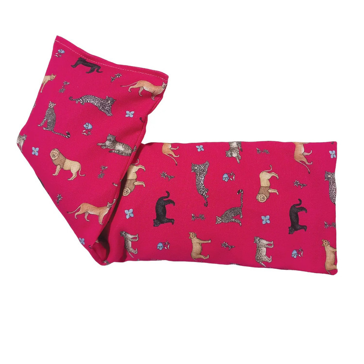 Big Cats Cotton Wheat Bag: Lavender/Unscented 