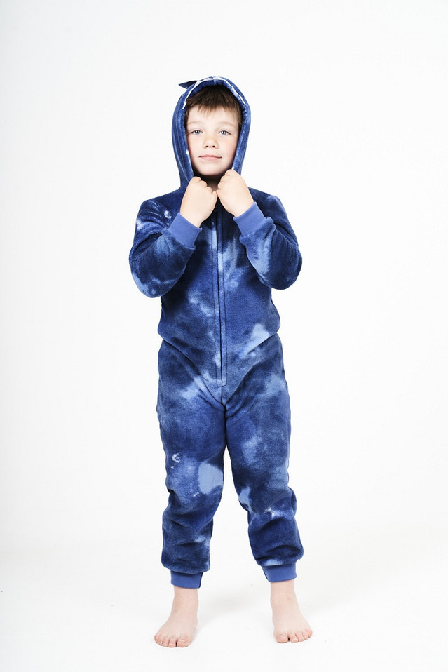 Shark Novelty Hood Fleece Onesie