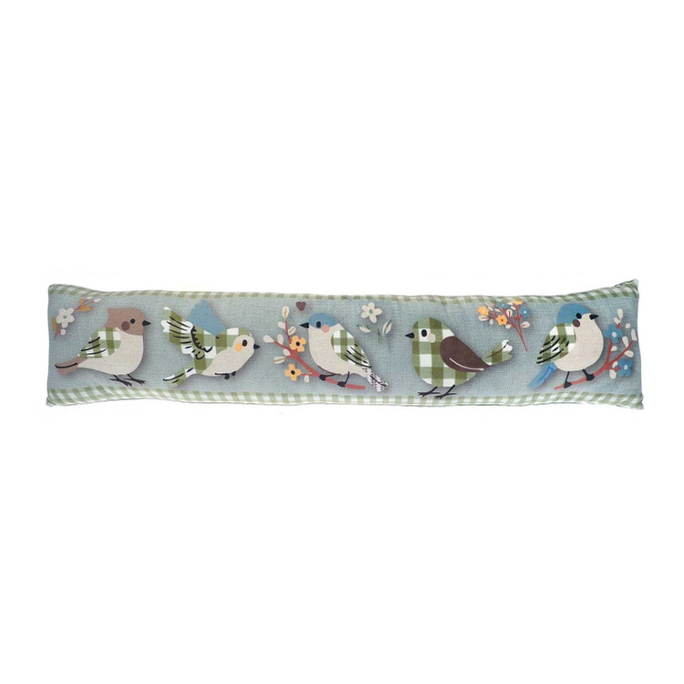 Springtime Birds Fleece Draught Excluder