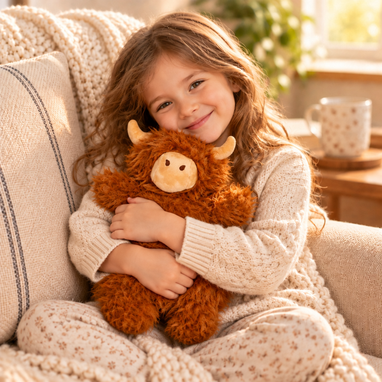 Highland Coo Heat Pack Microwaveable Toy