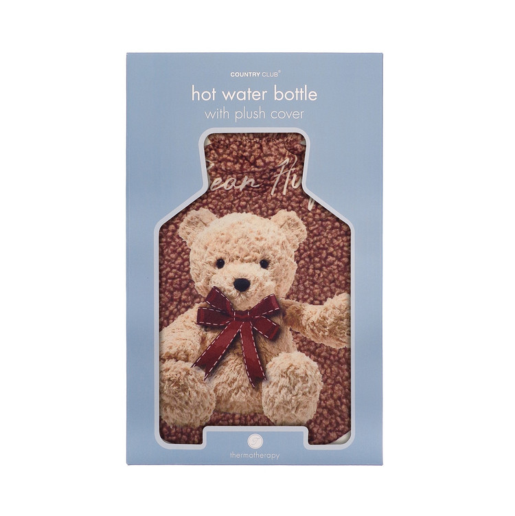 Teddy Bear Hugs Gift Boxed 2L Hot Water Bottle