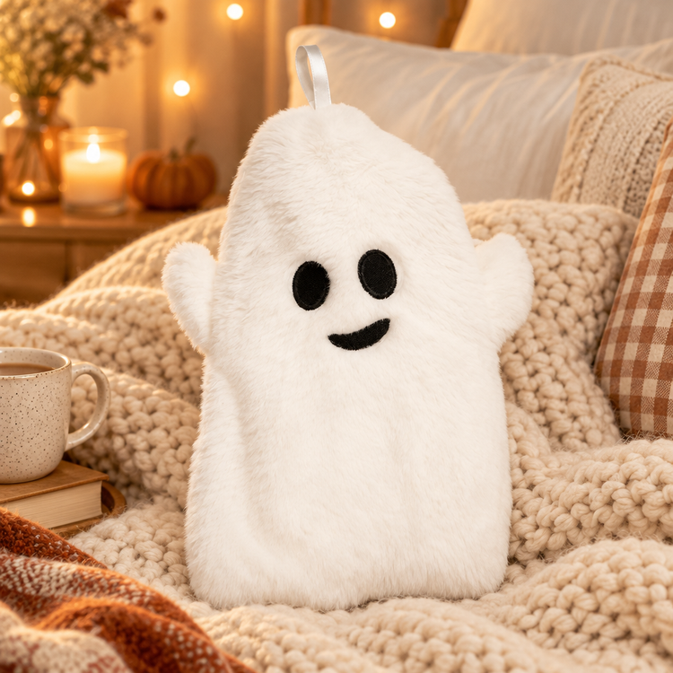 Spooky Ghost Novelty 1L Hot Water Bottle