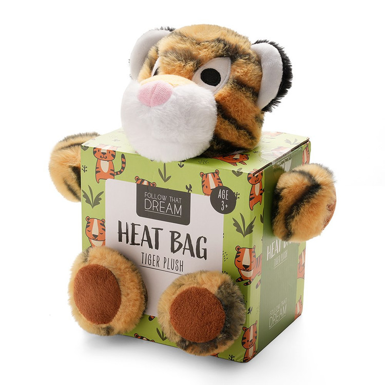 Tiger Plush Microwaveable Heat Pack Toy