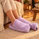 Lilac Fleece Hot Water Bottle Foot Warmer