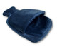 Navy Fleece Single Pouch Hot Water Bottle Foot Warmer