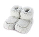 Warmies Cozy Body Grey Marshmallow Fur Microwavable Boots