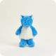 Blue Horned Dragon Cozy Plush Microwavable Toy