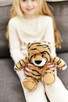 Tiger Cozy Plush Microwavable Toy