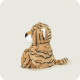 Tiger Cozy Plush Microwavable Toy