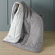 Grey Micro-Touch Reversible Ready Quilt / Throw Combi 150x200cm
