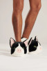 Black & White Pig 3D Novelty Slippers