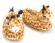 Giraffe Faux Fur 3D Novelty Slippers