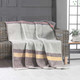 Kalahari Geo Design Luxury Fleece Reversible Blanket Throw